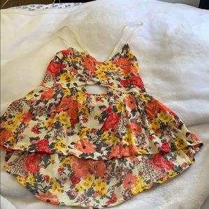 floral tank top